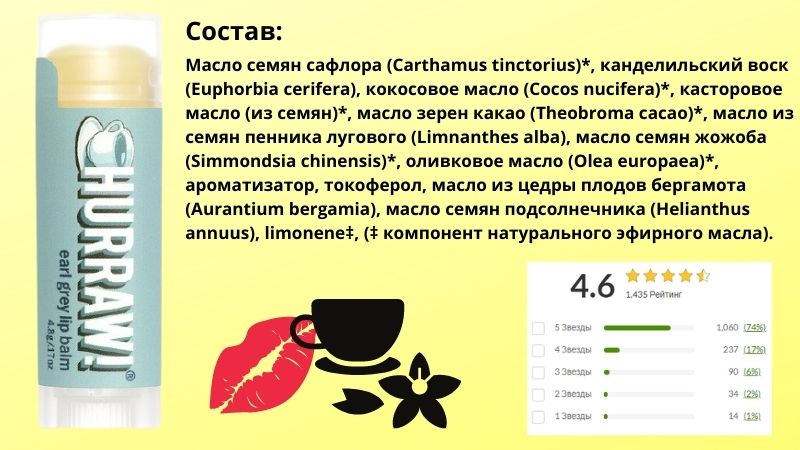 Вкус чая эрл грей состав