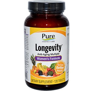 Pure Essence, Longevity, анти-возрастные мультивитамины для женщин