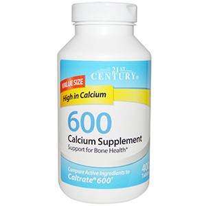 21st Century, Calcium Supplement 600