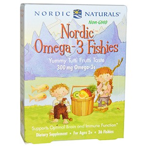 Nordic Naturals, Nordic Omega-3 Fishies, Yummy Tutti Frutti Taste