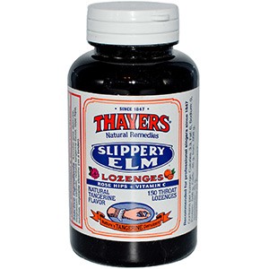 Planetary Herbals, Slippery Elm Lozenges, Tangerine Flavor