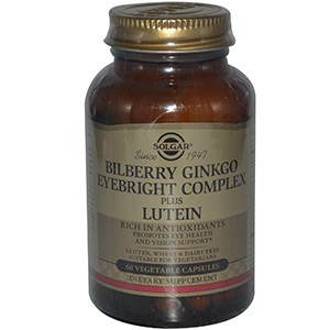 Bilberry Ginkgo Eyebright Complex Plus Lutein