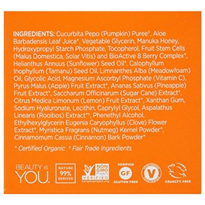 Andalou Naturals, Гликолевая маска, с тыквой и медом, осветляющая, 1.7 жидких унций (50 мл)