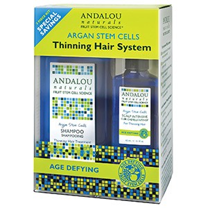 Andalou Naturals, Стволовые клетки аргании, система для редеющих волос