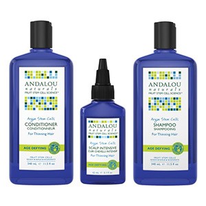 Andalou Naturals, Стволовые клетки аргании, система для редеющих волос
