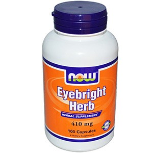 Now Foods, Трава очанка лекарственная, 410 мг, 100 капсул