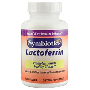 Symbiotics, Лактоферрин, 60 капсул
