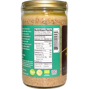 Artisana, Органический продукт, масло сырого миндального ореха