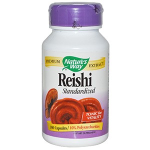 Nature's Way, Reishi Standardized, 100 капсул