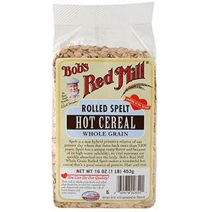 Bob's Red Mill, Спельта плющенная, Hot Cereal, 453 г
