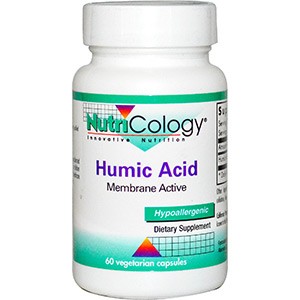 Nutricology, Гуминовая кислота, 60 капсул