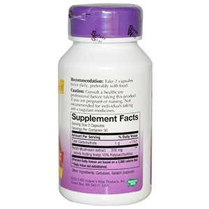 Nature's Way, Reishi Standardized, 100 капсул
