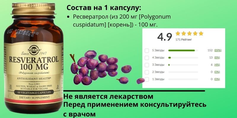 Добавка в дозировке 100 мг на капсулу