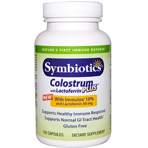 Symbiotics, Лактоферрин с молозивом плюс, 120 капсул