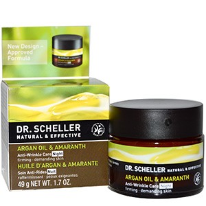 Dr. Scheller, Ночной крем против морщин, с маслом арганы и амарантом, 49 г