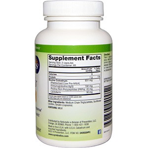 Symbiotics, Лактоферрин с молозивом плюс, 120 капсул