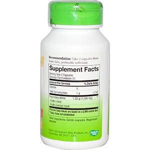 Nature's Way, Кудзу, корень, 50 капсул