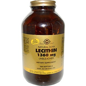 Solgar, Lecithin, 1360mg, 250 Softgels