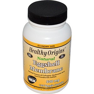 Healthy Origins, Мембрана яичной скорлупы, 500 мг, 120 капсул