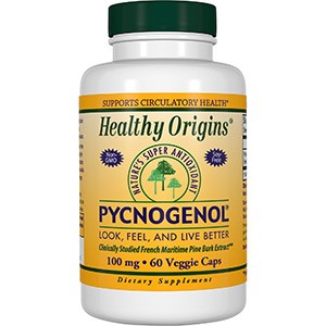 Healthy Origins, Пикногенол, 100 мг, 60 капсул в растительной оболочке