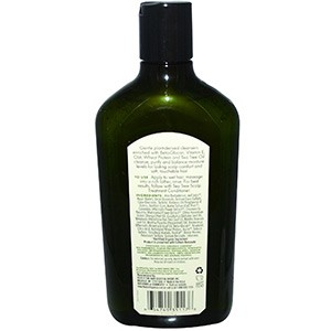 Avalon Organics, Шампунь, с чайным деревом для кожи головы с бета глюканом, 325 мл