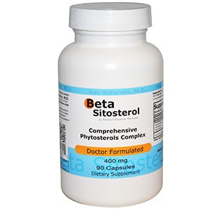 Advance Physician Formulas, Inc., Бета-ситостерол (Beta Sitosterol), 400 мг, 90 капсул