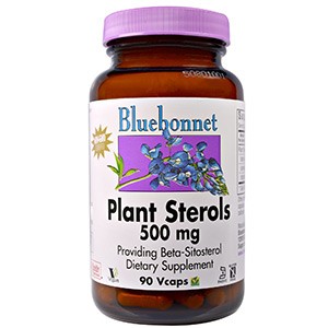 Bluebonnet Nutrition, Растительные стерины, 500 мг, 90 капсул