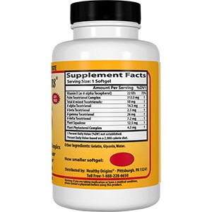 Healthy Origins, Tocomin SupraBio, Токотриенол красного пальмового масла полного спектра действия, 50 мг, 60 гелевых капсул