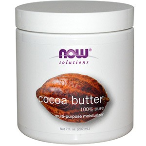 Now Foods, Solutions, масло какао, 207 мл