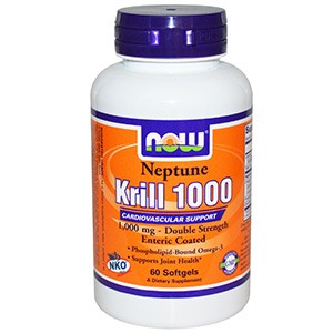 Now Foods, Нептун крил 1000, 60 капсул