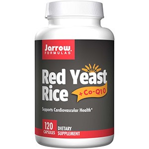 Jarrow Formulas, Красный дрожжевой рис + кофермент Q10, 120 капсул