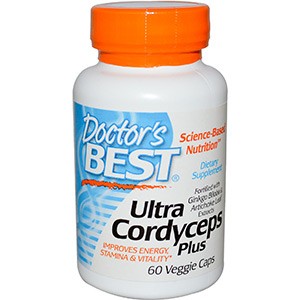 Doctor's Best, Ультра Кордицепс Плюс, 60 капсул