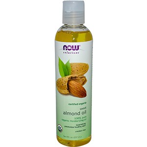Now Foods, Solutions, Органическое масло сладкого миндаля, 237 мл