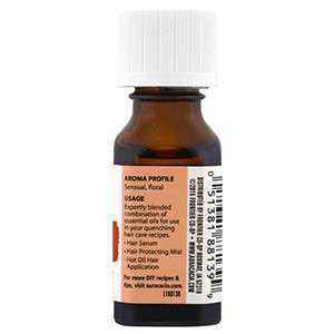 Aura Cacia, Уход за волосами, смесь важнейших эфирных масел, питание, 15 мл