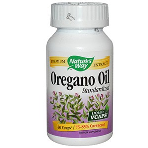 Nature's Way, Стандартизированное масло орегано, 60 капсул