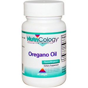 Nutricology, Масло орегано, 60 капсул