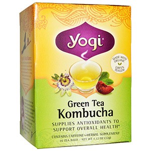 Yogi Tea, Зеленый чай с комбучей (чайным грибом)