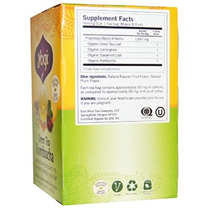 Yogi Tea, Зеленый чай с комбучей (чайным грибом)