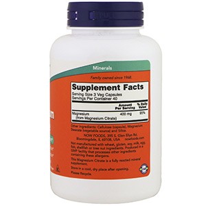 Now Foods, Magnesium Citrate