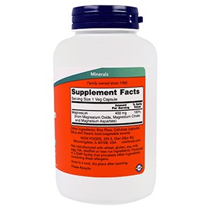Now Foods, Magnesium Caps