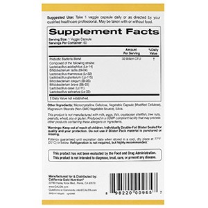 California Gold Nutrition, Пробиотики LactoBif, 30 млрд КОЕ