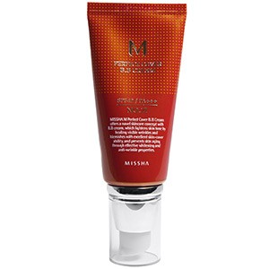 Missha, M Perfect Cover BB Cream, №21, светло-бежевый