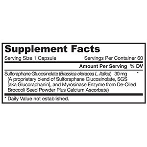 Jarrow Formulas, BroccoMax, усиленный микросиназой