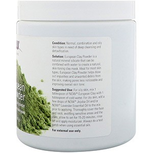 Now Foods, Solutions, European Clay Powder