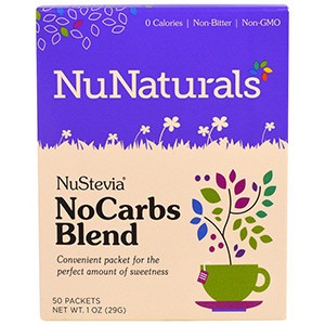 NuNaturals, NuStevia, комплекс «БезУглеводов»