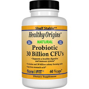 Healthy Origins, Пробиотики, 30 миллиардов микроорганизмов