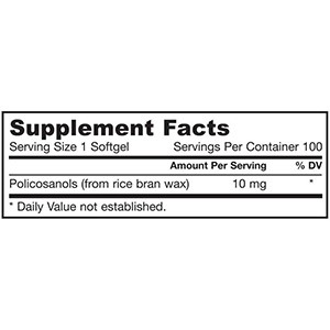 Jarrow Formulas, Ультра полисоканолы, быстроусвояемый комплекс, 10 мг