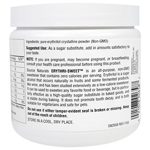 Source Naturals, Эритрит сладкий