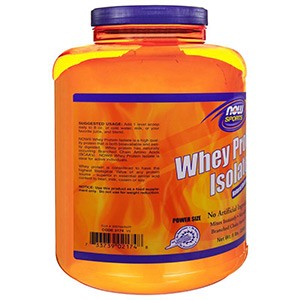 Now Foods, Изолят сывороточного протеина для спортсменов с натуральным вкусом