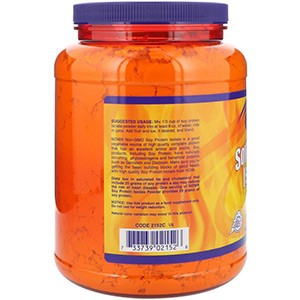 Now Foods, Спортивное питание, Изолят соевого протеина, натуральный вкус